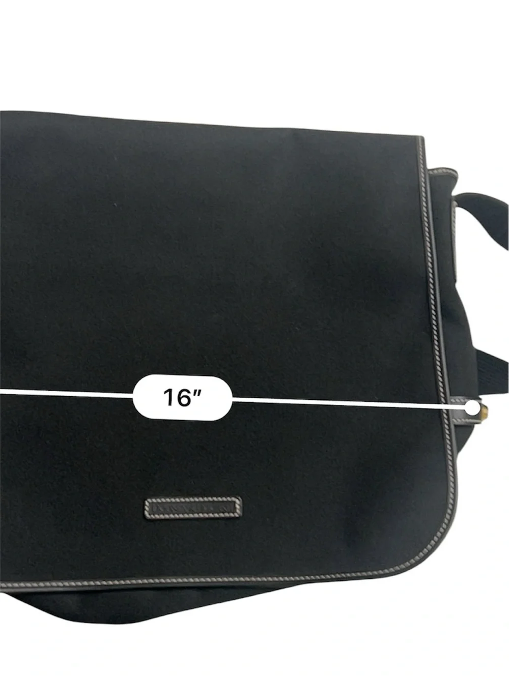 Dooney and Bourke Cabriolet Unisex Black Messenger Bag Large with dust bag